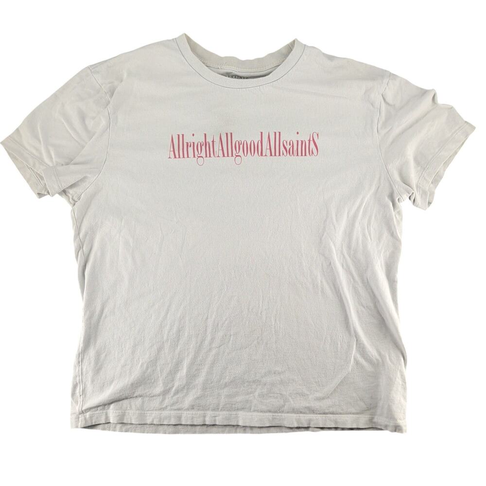 AllSaints All Good Short Sleeve Crew T Shirt Men's Small Oversized Fit